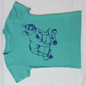 Crewcuts Pug on Skateboard Tee